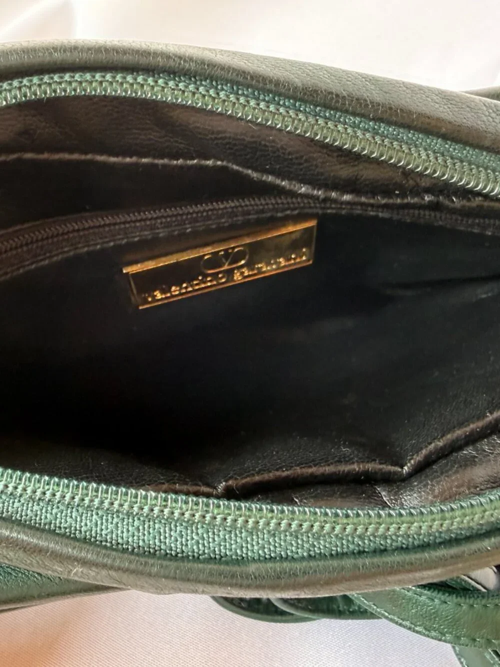 Vintage Valentino Garavani Green Crossbody Bag